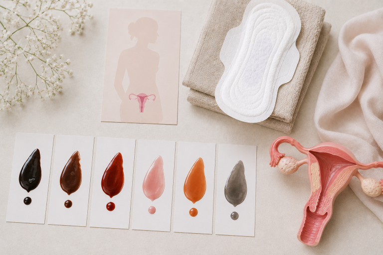 Period Blood Color: What Black, Brown, Red, Pink, Orange and Gray May Mean