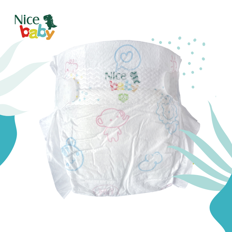 Colorful Printing Baby Diaper Nappies Soft Pants 3D Leak Guard Economic Package NDBDE-1-4 NiceBABY Цветная Печать Детский подгузник трусики мягкие с защитой от протеканий от производителя Ваш логотип на упаковке
