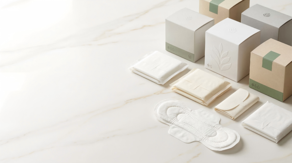 organic sanitary pad private label cover image