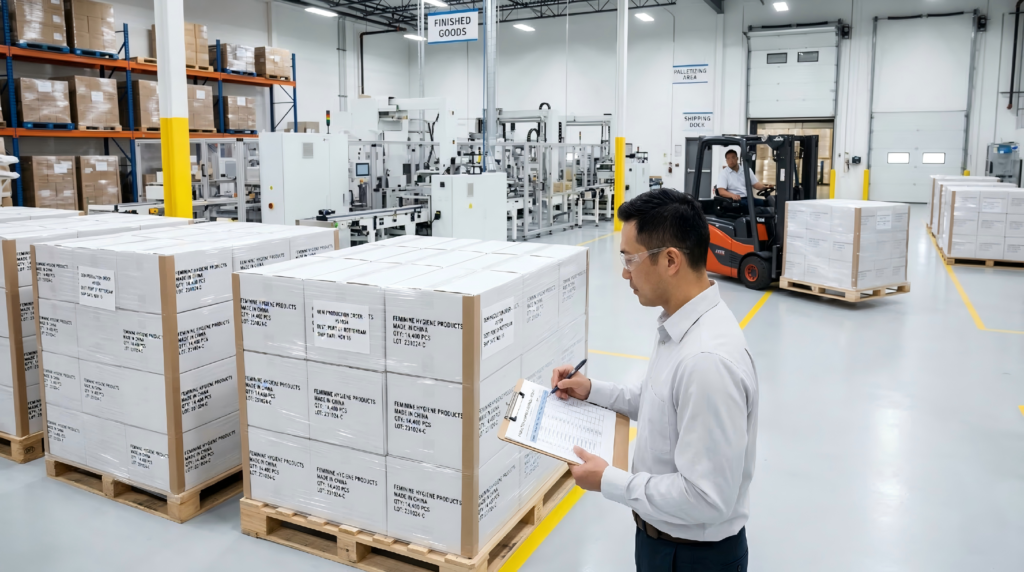 oem sanitary pad production coordination and lead time management