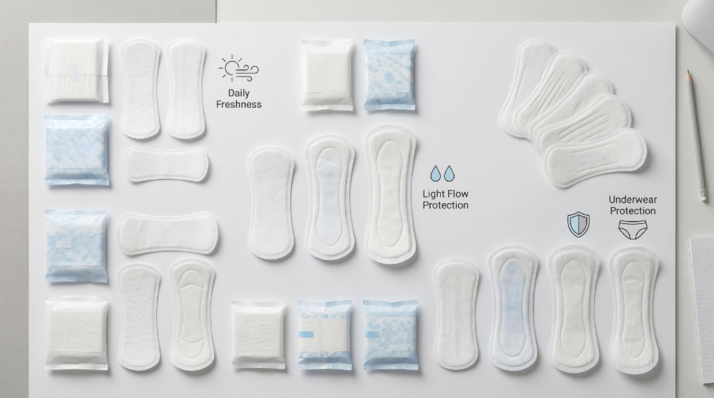 what panty liners are and usage scenarios