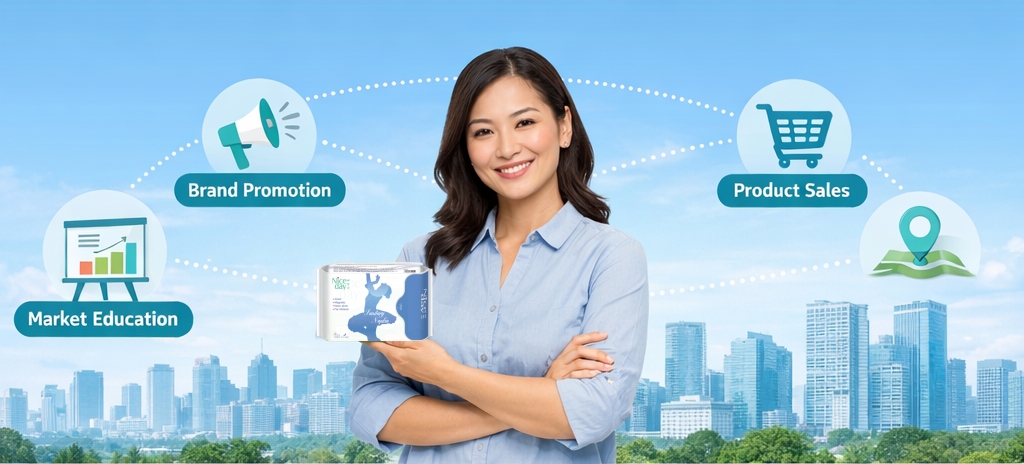 Niceday distributor building local brand awareness and market presence.