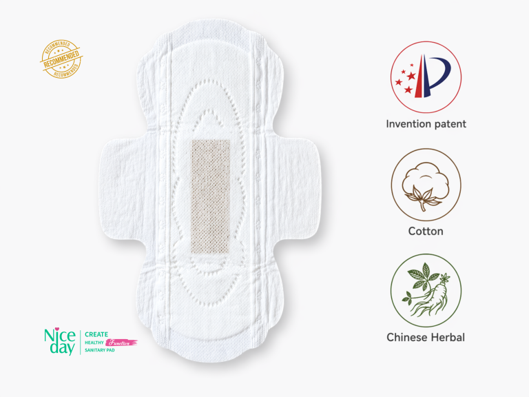 HerbalPure No-SAP Organic Sanitary Pad OEM Niceday N-7