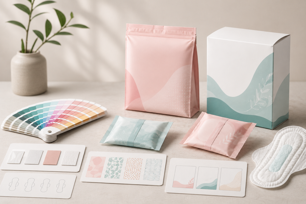 OEM Sanitary Pad Packaging