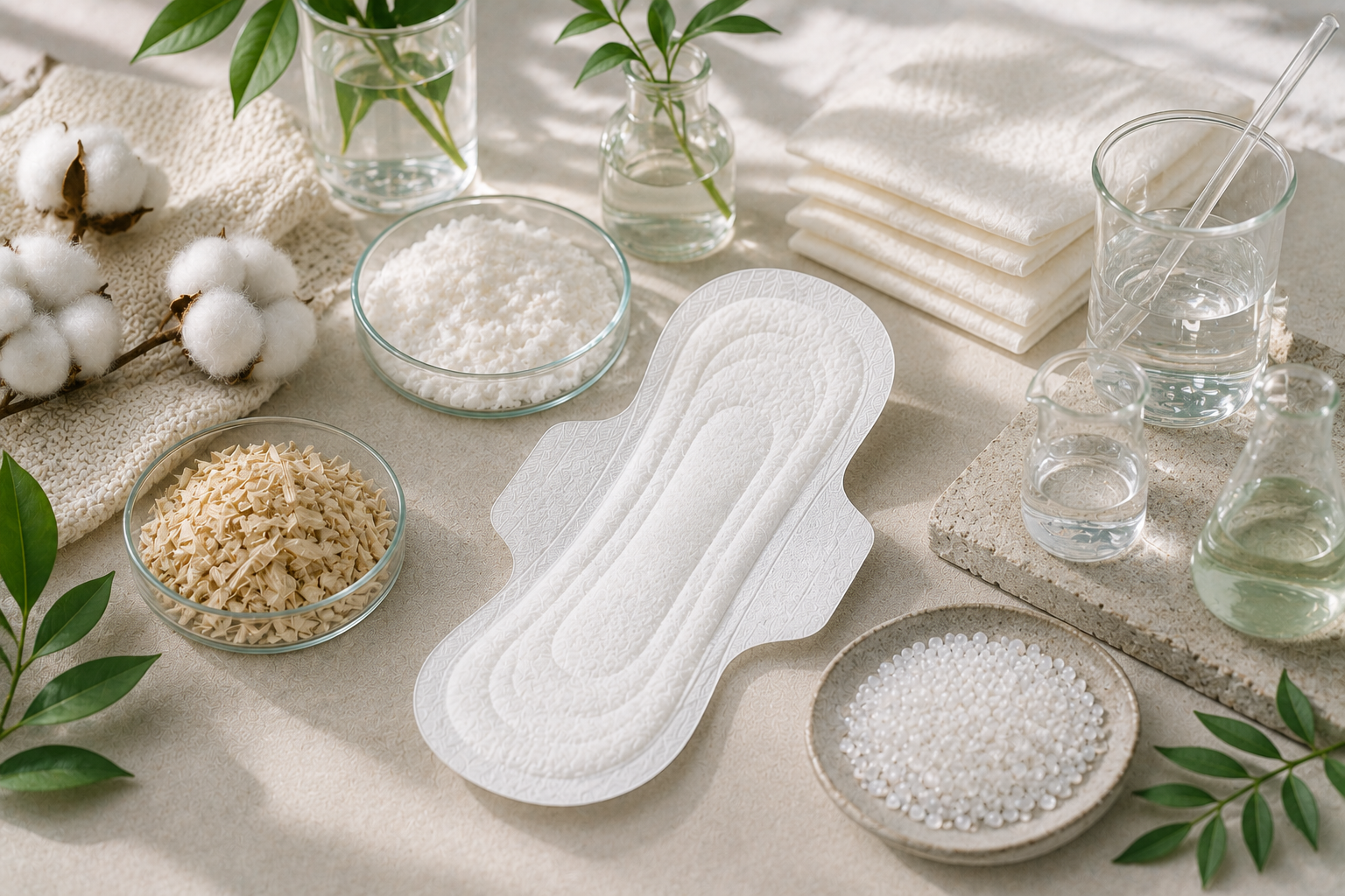 material transparency private label feminine care