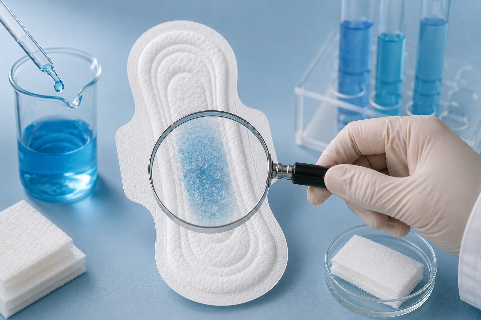 sanitary pad rewet