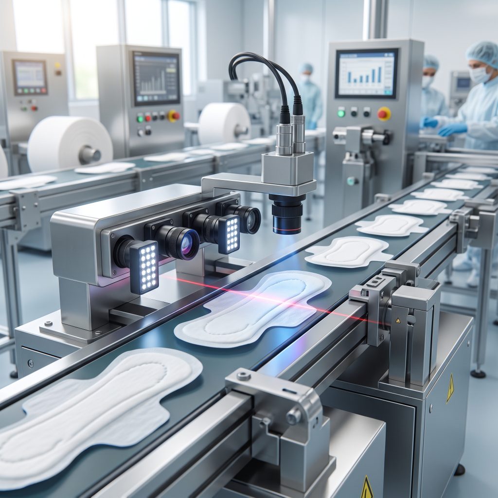 Visual Defect Control in Sanitary Pad Production